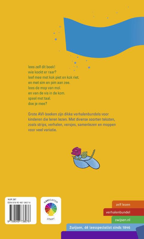 Achterkant van wat eet de kok?