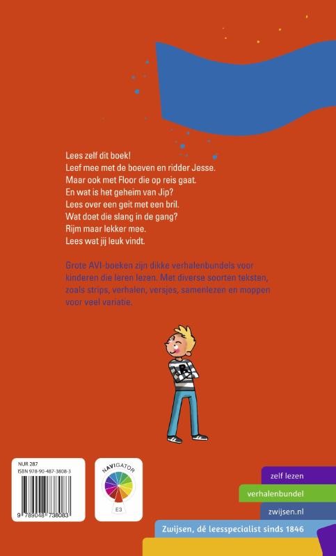 Achterkant van Op pad met boeven