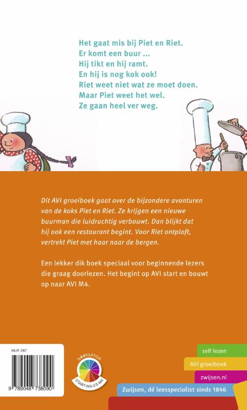 Achterkant van Piet en Riet gaan hoog