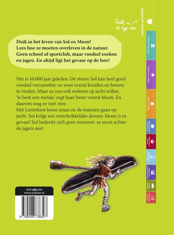 Achterkant van Achter de jagers aan!