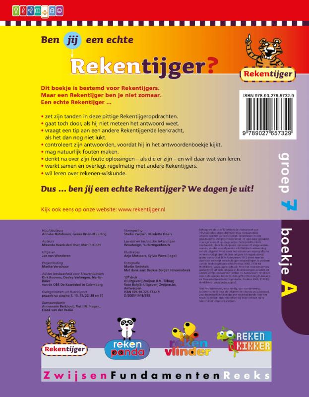 Achterkant van groep 7 boekje a