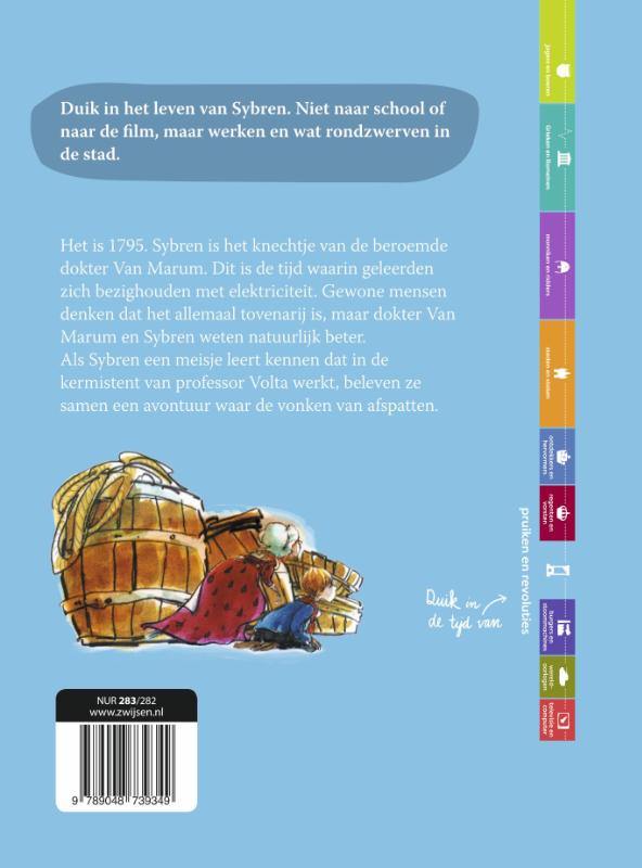 Achterkant van De vliegende jongen