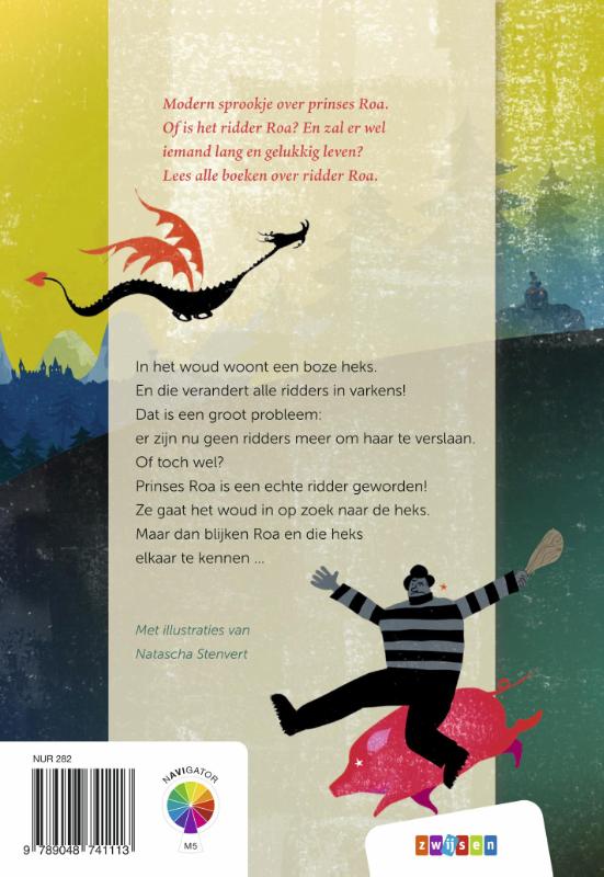 Achterkant van Ridder Roa en de boze tovenaar