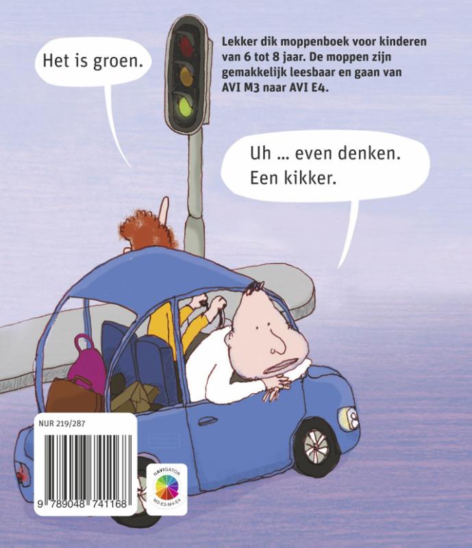 Achterkant van leuk, een mop!