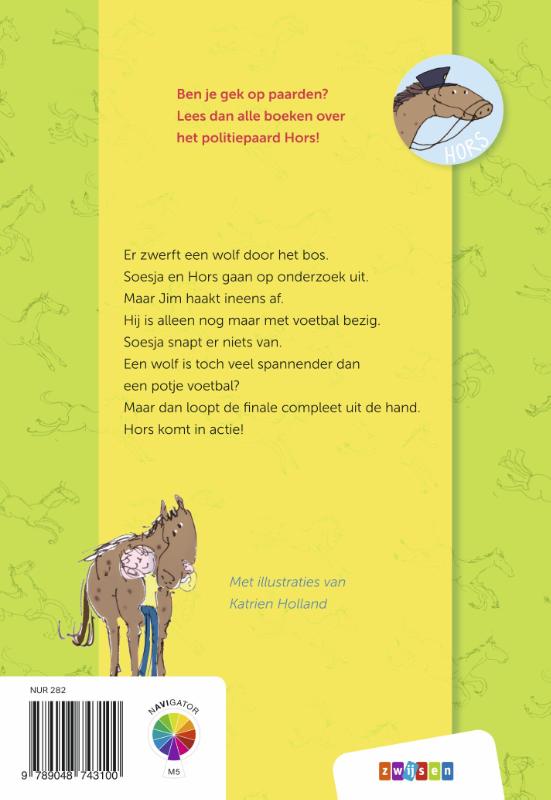 Achterkant van Hoe Hors de finale won