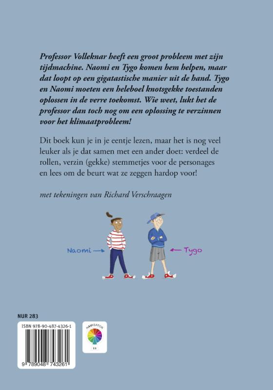 Achterkant van De koukommers van professor Volleknar