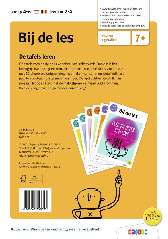 Achterkant van groep 4-6 - leerjaar 2-4