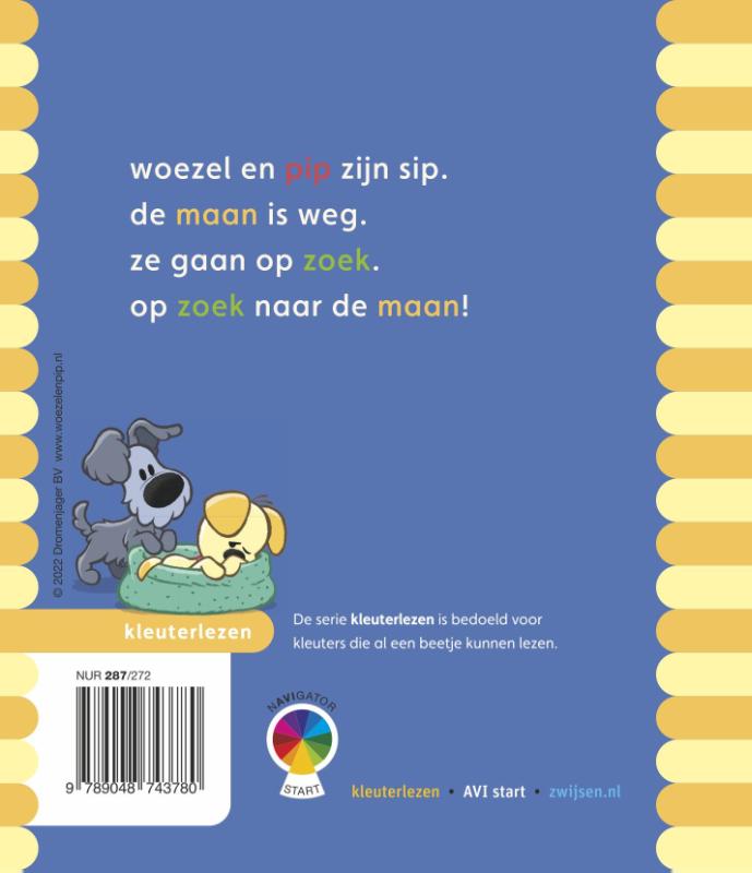 Achterkant van pip, waar is de maan?