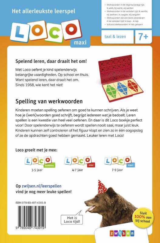 Achterkant van 7-9 jaar