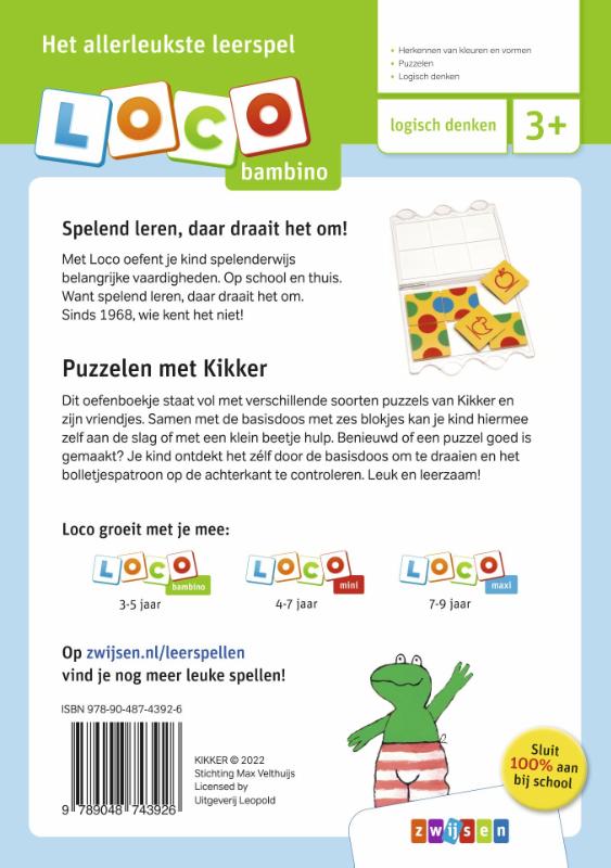 Achterkant van 3-5 jaar
