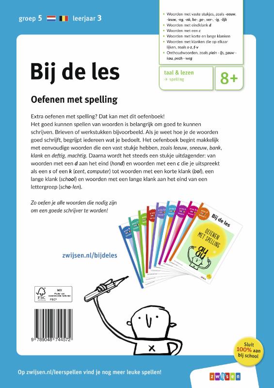 Achterkant van groep 5 - leerjaar 3