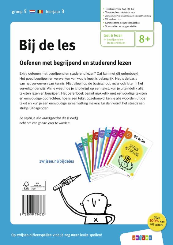 Achterkant van groep 5 - leerjaar 3