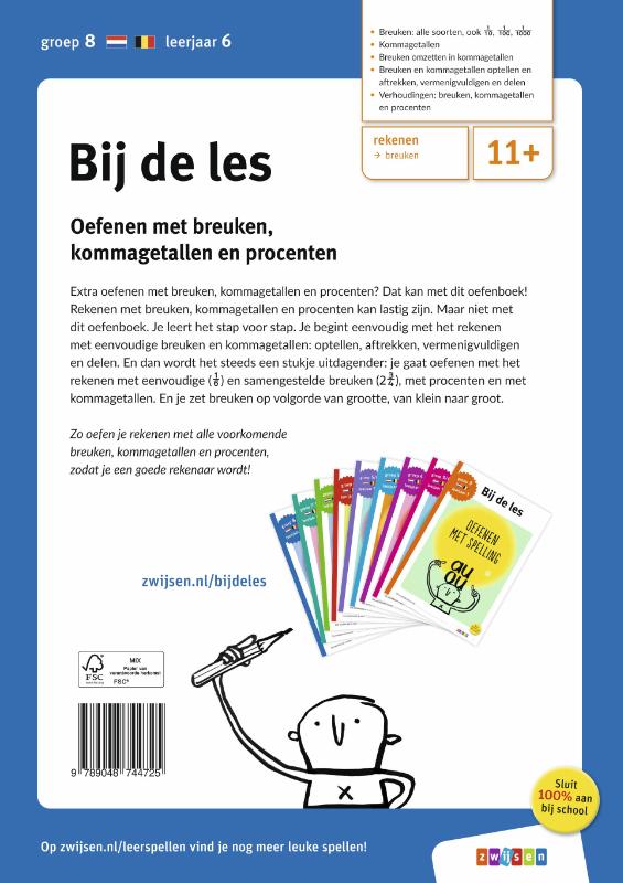 Achterkant van groep 8 - leerjaar 6