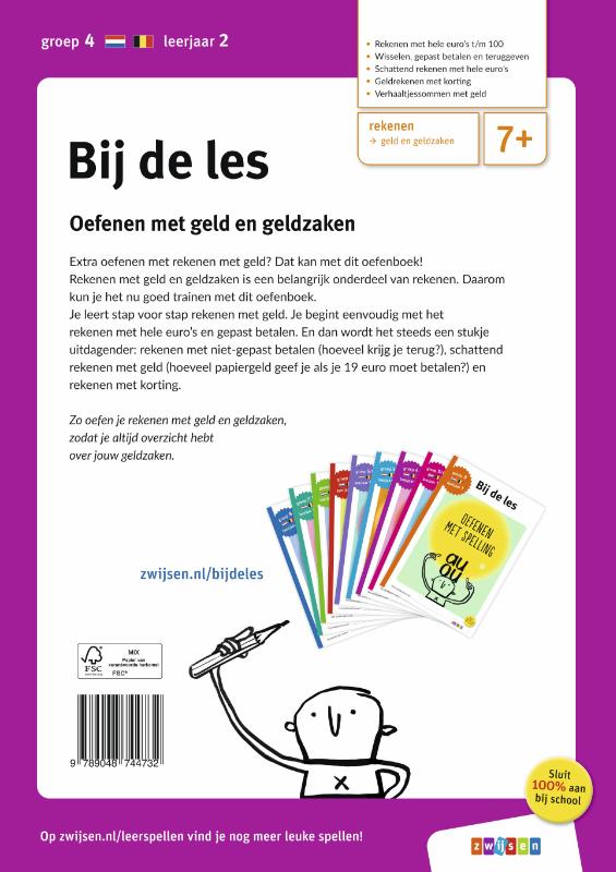 Achterkant van groep 4 - leerjaar 2