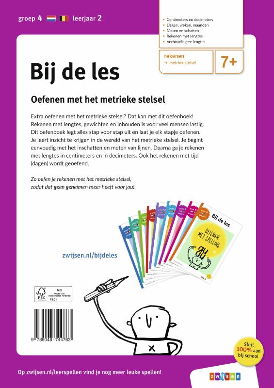 Achterkant van groep 4 - leerjaar 2