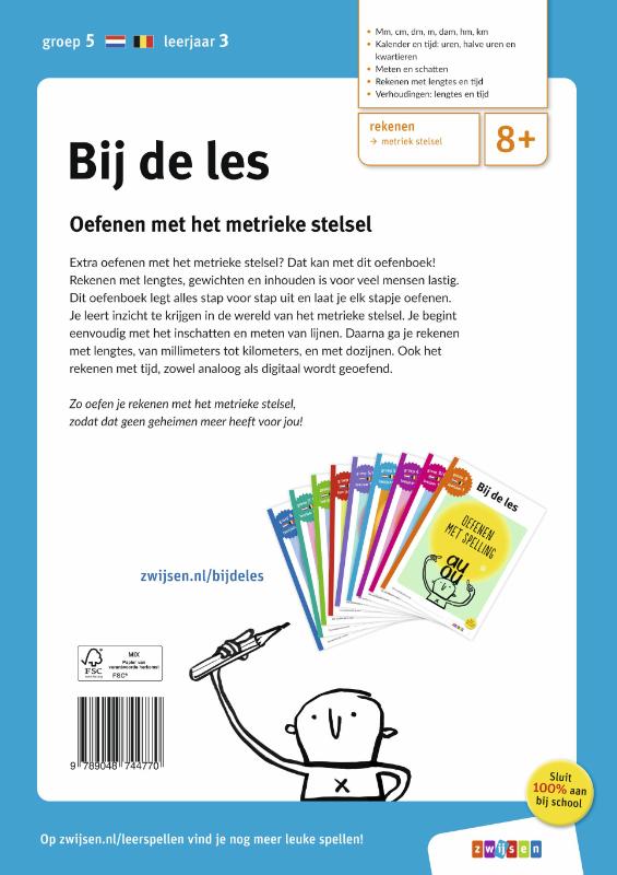 Achterkant van groep 5 - leerjaar 3