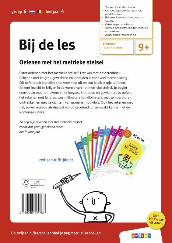 Achterkant van groep 6 - leerjaar 4