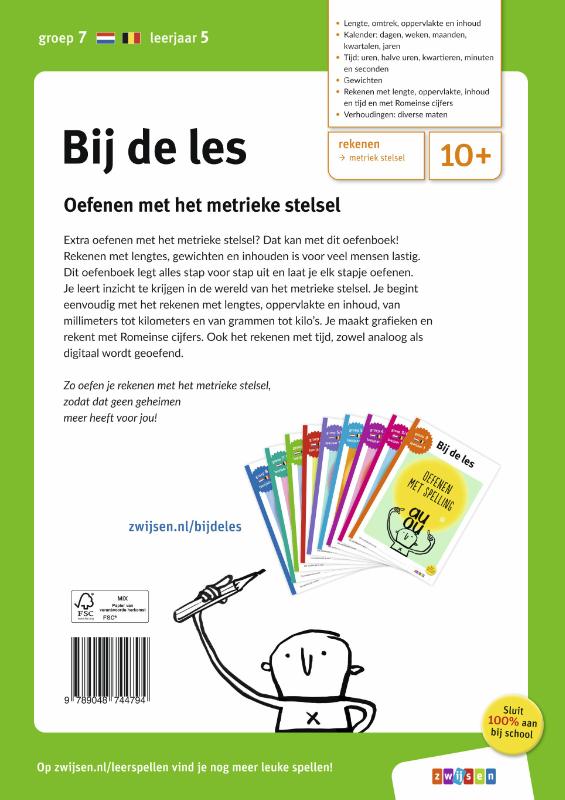 Achterkant van groep 7 - leerjaar 5