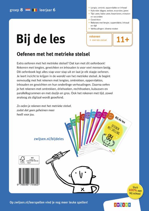 Achterkant van groep 8 - leerjaar 6