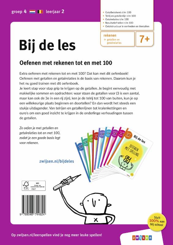 Achterkant van groep 4 - leerjaar 2