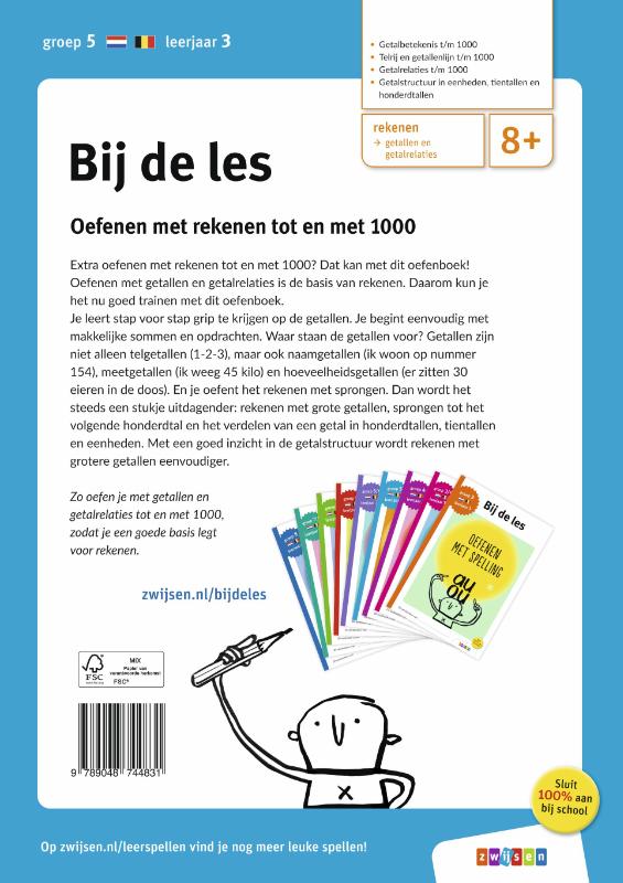 Achterkant van groep 5 - leerjaar 3