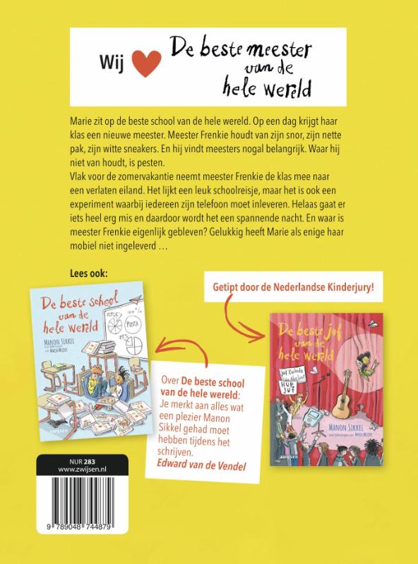 Achterkant van De beste meester van de hele wereld