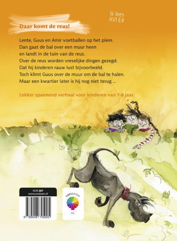 Achterkant van Daar komt de reus!