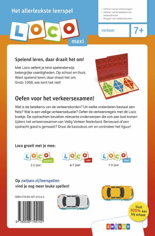 Achterkant van Loco maxi verkeer