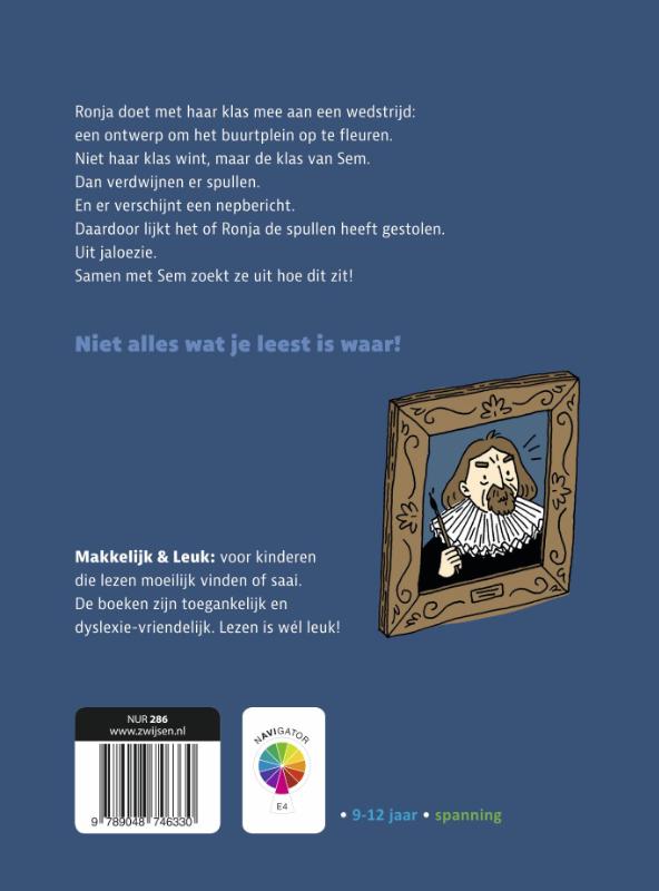 Achterkant van Niet waar!