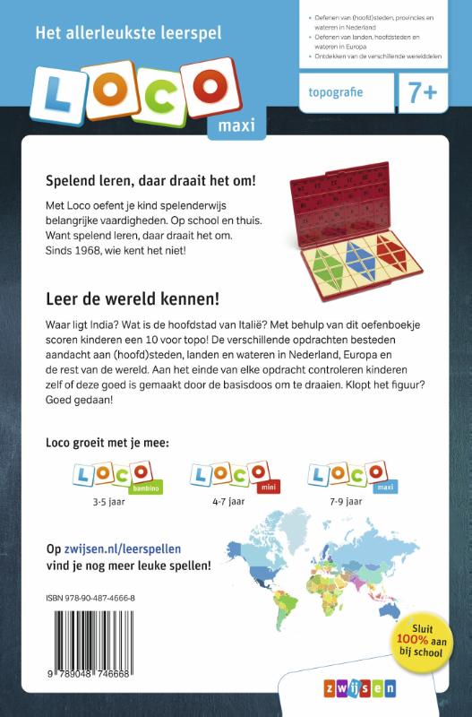 Achterkant van Loco maxi topografie