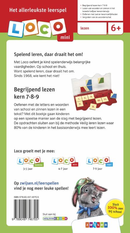 Achterkant van Veilig leren lezen begrijpend lezen kern 7-8-9