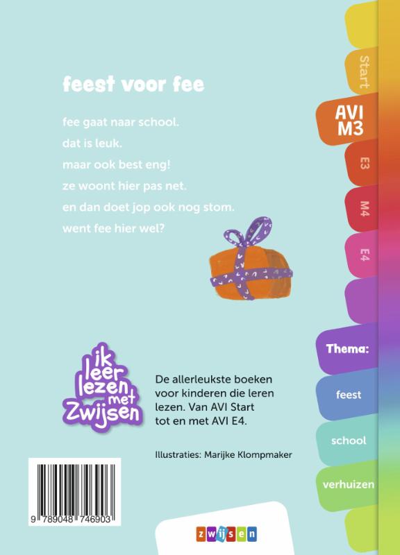 Achterkant van feest voor fee