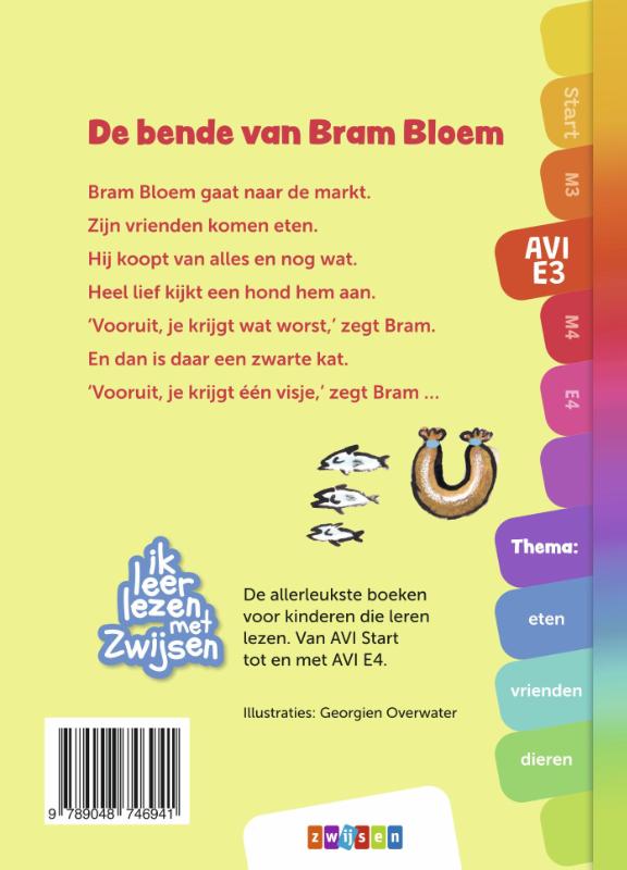 Achterkant van De bende van Bram Bloem