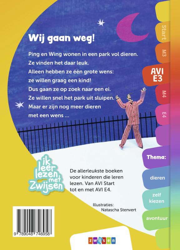 Achterkant van Wij gaan weg!