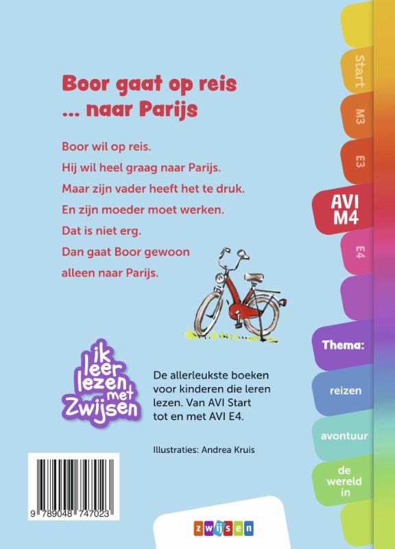 Achterkant van Boor gaat op reis … naar Parijs