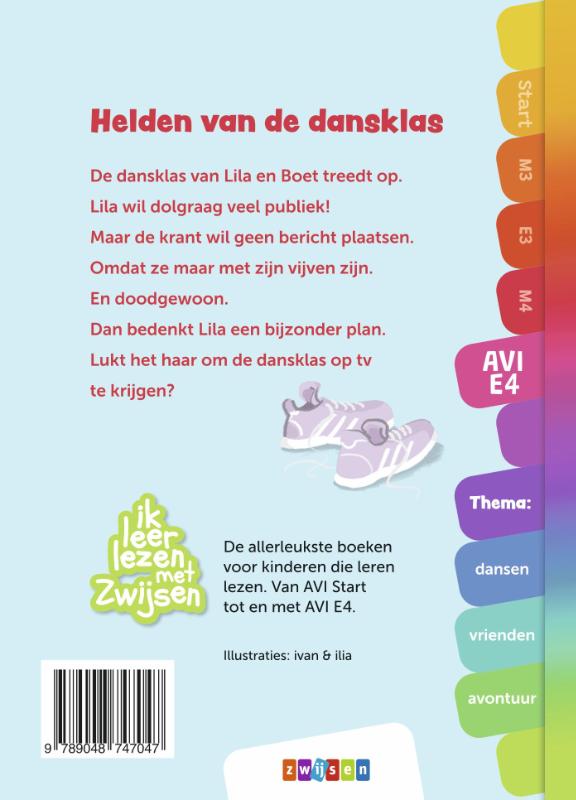Achterkant van Helden van de dansklas