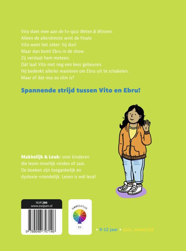 Achterkant van Wie is nou de slimste?