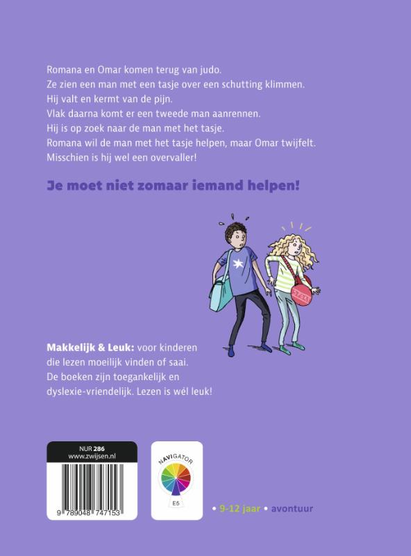 Achterkant van Een spannende opdracht