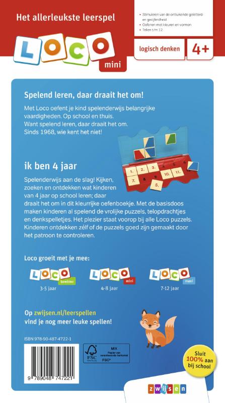 Achterkant van ik ben 4 jaar
