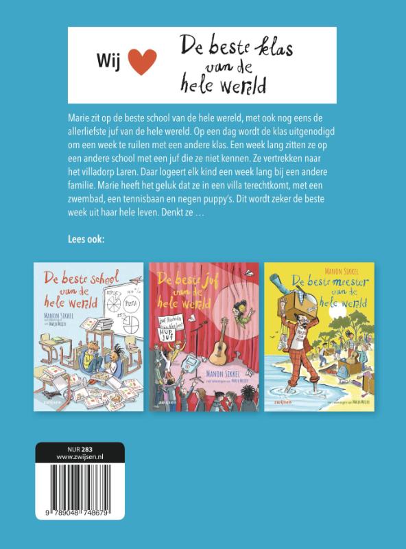 Achterkant van De beste klas van de hele wereld