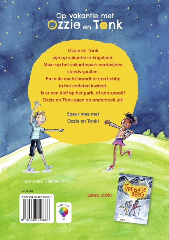 Achterkant van Het vreemde kasteel