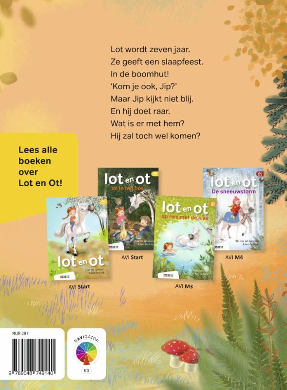 Achterkant van Het slaapfeest