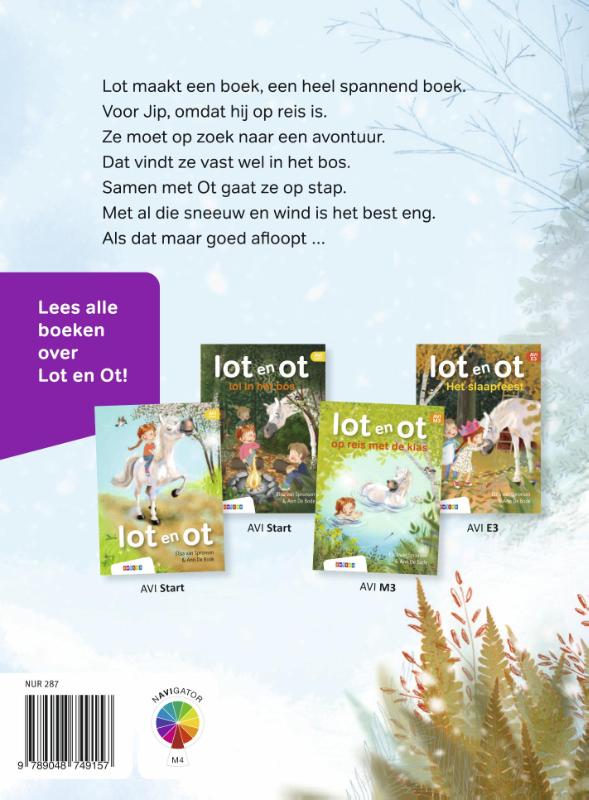 Achterkant van De sneeuwstorm