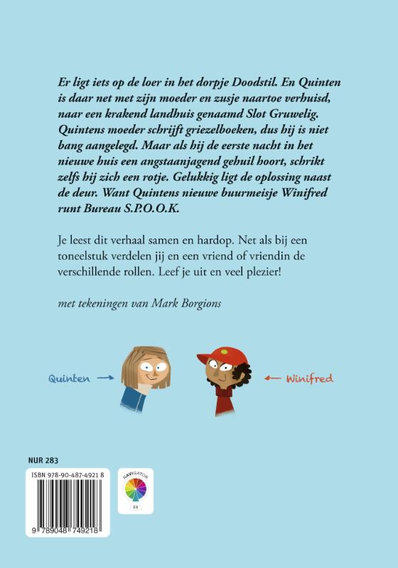 Achterkant van Bureau S.P.O.O.K.