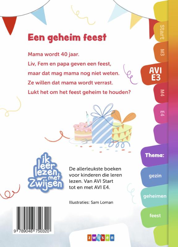 Achterkant van Een geheim feest