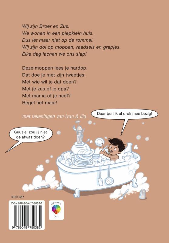 Achterkant van Een huis vol moppen