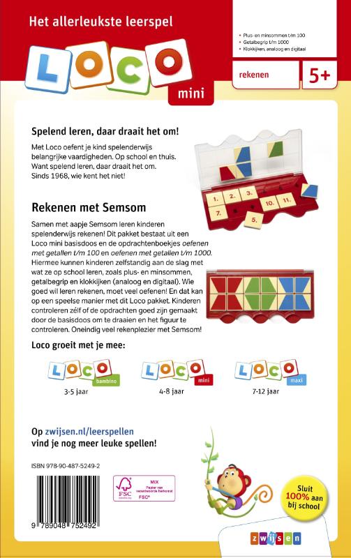 Achterkant van pakket
