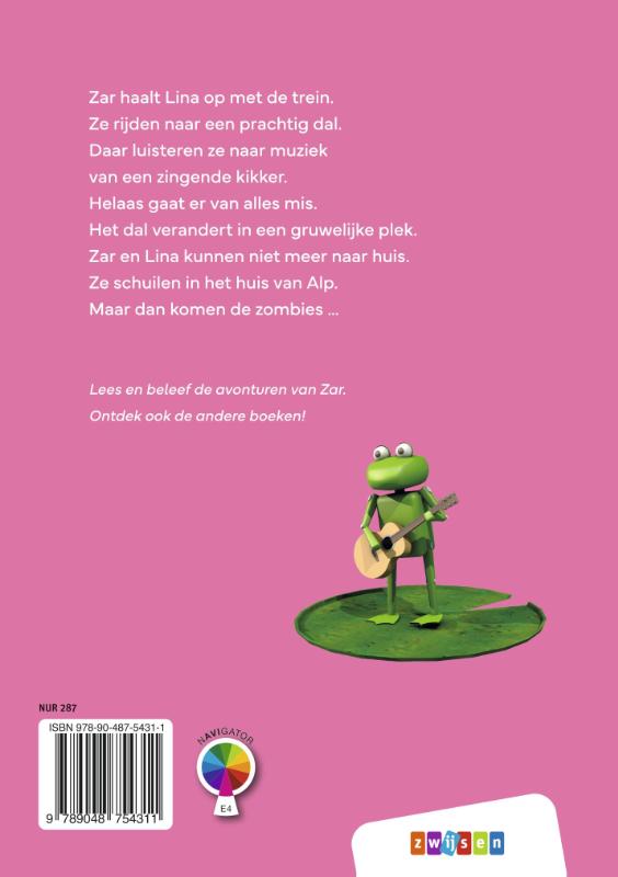 Achterkant van ZAR en de zwevende zombies