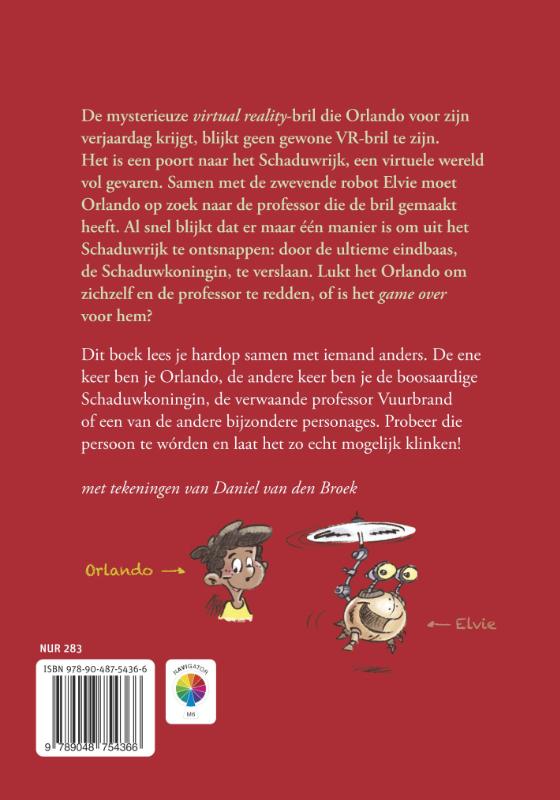 Achterkant van Strijd om het Schaduwrijk