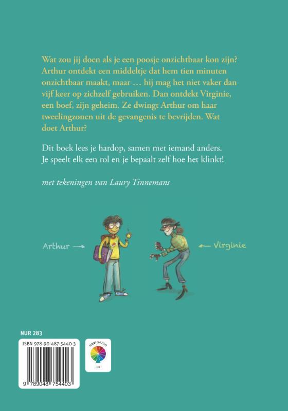 Achterkant van Onzichtbare ik